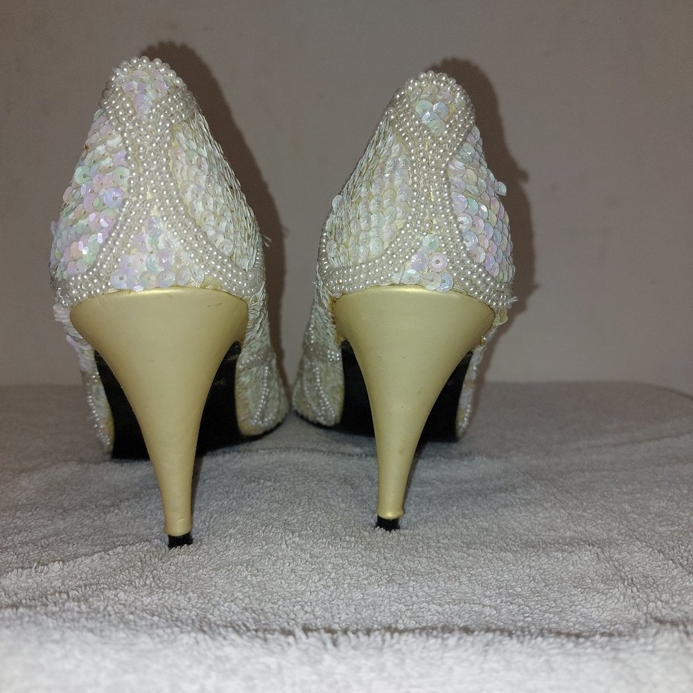 Rainbow Sequin Shoes